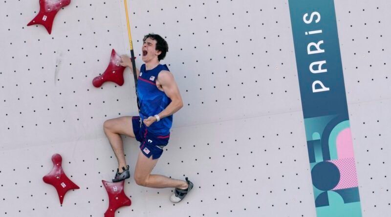 sport climbing combined olympics